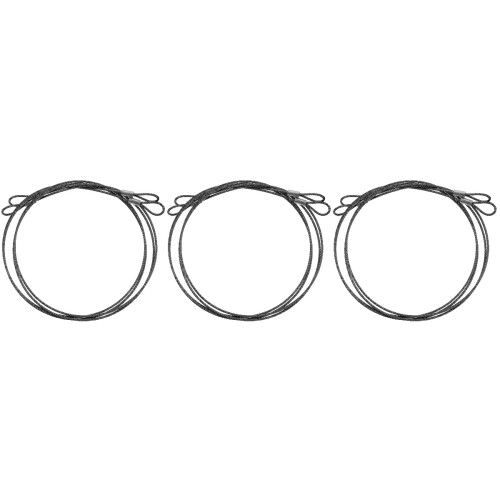 Braided Steel Security Rope Strong Flexibility For Home 6pcs 2