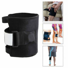Faixa de compressão para suporte do nervo do quadril, alívio da dor ciática, material respirável, ajuste regulável, suporte de estabilidade,