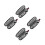 4Sets Compact Stainless Steel Outdoor Tableware Kit for Picnic Camping 2
