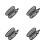 4Sets Compact Stainless Steel Outdoor Tableware Kit for Picnic Camping 5