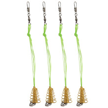 Iscas anti-enrosco para pesca de carpa, anzóis luminosos com contas que brilham no escuro para pesca em reservatórios e no mar, fortes e duráveis,