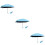 3Pcs Anti-Uv Sky Blue Compact Umbrella with Waterproof Capsule Case 8