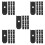 50Pcs Heavy Duty Black Iron Table Extension Hardware for Dining Tables 2