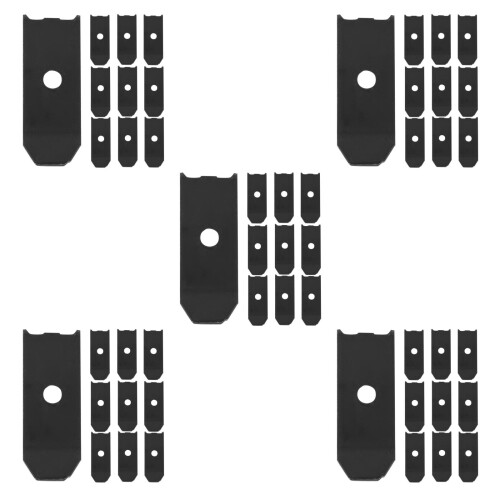 50Pcs Heavy Duty Black Iron Table Extension Hardware for Dining Tables 1