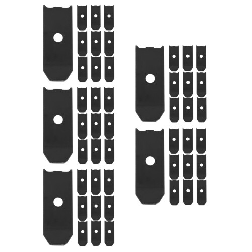 50Pcs Heavy Duty Black Iron Table Extension Hardware for Dining Tables 2