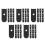 50Pcs Heavy Duty Black Iron Table Extension Hardware for Dining Tables 5