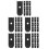 50Pcs Heavy Duty Black Iron Table Extension Hardware for Dining Tables 7