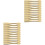 24Pcs Compact Golden Makeup Spatulas ABS Cream Applicators Tool 2
