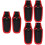6Pcs Lightweight Canvas Garden Pruner Scissor Case Black Multiuse 5