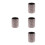 4Pcs PU Makeup Brush Holder Multi Glitter Organizer Pen Pencil Storage 6