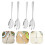 4Pcs Stainless Steel Kitchen Salad Serving Spoon and Fork Set Silver 6