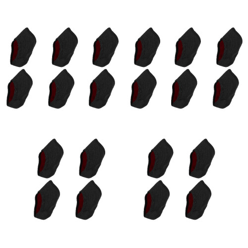 10Pairs Comfortable Black Heel Support Sleeves Heel Covers 1