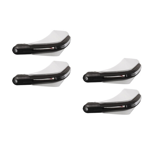 2Pcs Universal Motorcycle Handlebar Handguards with Bright Lights 1