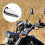 2Pcs Universal Motorcycle Handlebar Handguards with Bright Lights 8