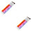 10Pcs Nail Art Drill Pen Double-End Manicure Pen Assorted 6