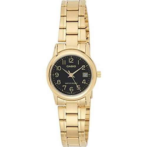 CASIO COLLECTION Mod. LADY DATE, GOLD - BLACK