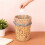 Elegant Water Hyacinth Garbage Bin Multipurpose Woven Wicker 5