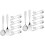 10Ensembles Ustensiles Enfant Inoxydable Argents Compact 3