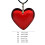 Lovely Romantics Red Heart Necklace Adjustable Neckchain-25mm 4