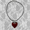 Lovely Romantics Red Heart Necklace Adjustable Neckchain-25mm 5