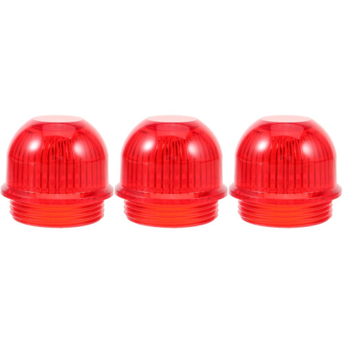 3Pièces Accessoires De Feu D'avertissement Rouge Coque En Pièce Durable 2