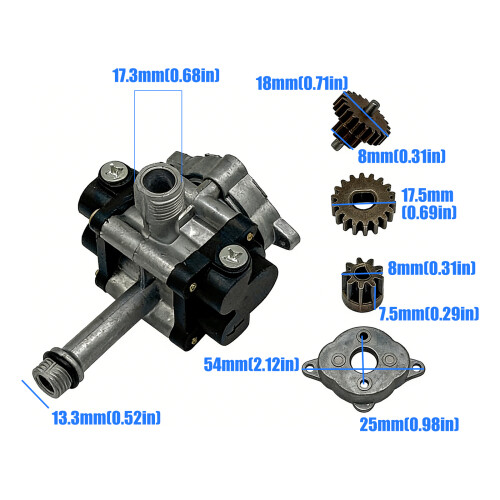 Universal Car Wash Pump Head Strong Metal Plastic Suitable for 2