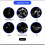 Led Atmosphere Projection Light 360 Degree Rotating LED-F 5