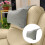 Recliners Headrest Pillow Adjustable Neck & Head Support-Black 3