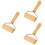 3St Lichtbruine Rollers Met Handvat Non-Stick Deegroller Pin 5