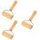 3St Lichtbruine Rollers Met Handvat Non-Stick Deegroller Pin 6