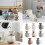 Elegant Ceramic Pours Over Coffee Maker Set With-iron brown 3