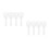 8Pcs White Plastic Rice Cooker Spoon Paddle Nonstick Design 2