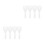8Pcs White Plastic Rice Cooker Spoon Paddle Nonstick Design 3