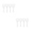 8Pcs White Plastic Rice Cooker Spoon Paddle Nonstick Design 5