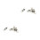100Pcs Silver Rope Cord Locks Metal Toggle Stopper Clips for Lanyards 6