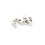 100Pcs Silver Rope Cord Locks Metal Toggle Stopper Clips for Lanyards 11