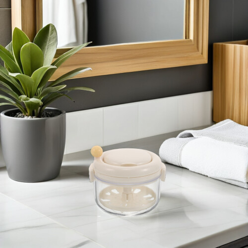 Boîtier Beige Orthodontique Compact Miroir Pour 2