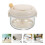 Boîtier Beige Orthodontique Compact Miroir Pour 6