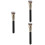3Pièces Accessoires Noir Pinceaux 5