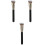 3Pièces Accessoires Noir Pinceaux 8