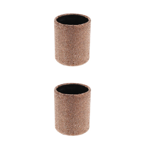 2Pièces Organisateur Pinceaux PU Pot Bureau 1