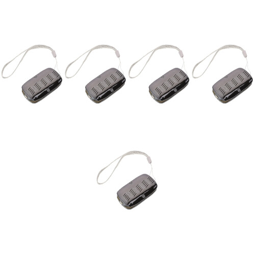 5Pièces Réparateurs Bandes Essuie-Glace ABS Noir Accessoire Auto 2