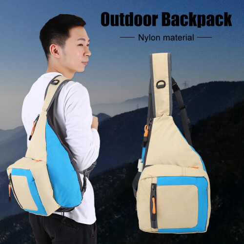 Μοντέρνο Unisex σακίδιο πλάτης Crossbody, αναπνεύσιμη τσάντα ώμου από νάιλον με 2