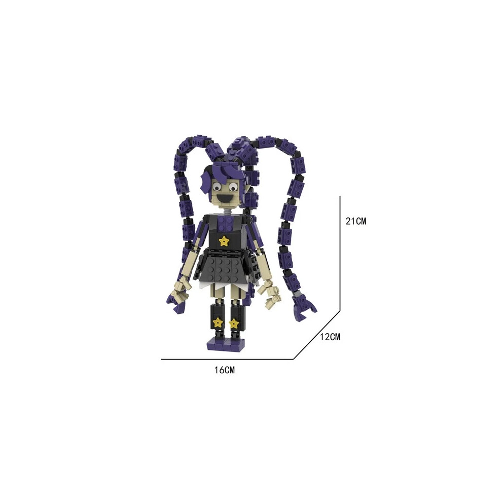 (W164) Poppy Playtime Building Block Lily Lovebraid Prototype Action Figure Toys