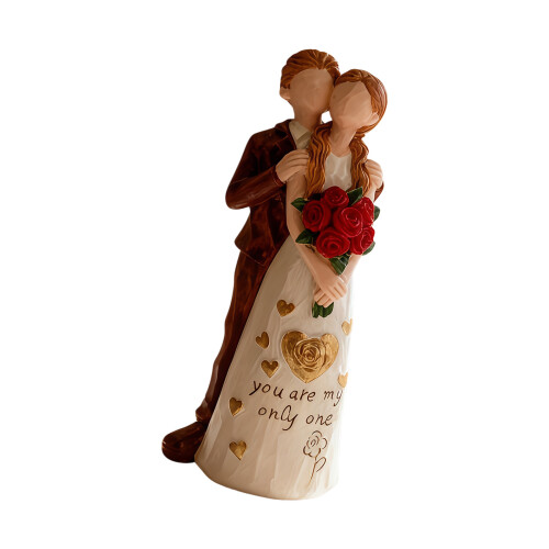 Love Statue Table Ornament for Living Room Coffee Romantics