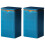 Metal Container For Organizing Coffee Dry Snacks Sealed-Blue L 1