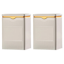 Anspruchsvolle Tee-Präsentationsbox aus Metall zum-Beige S
