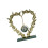 Decorative Hanging Crystal Ball with Metal Wreath for-E 1