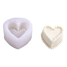 Modern Heart Silicone Cake Molds Great For Valentines Day And