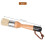 Chalk and Wax Brushes Include Flat and Round Chalked Paint Brush with Bristles, Multi-Use Brushes(4 Pieces) 8